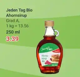 Globus Jeden tag bio ahornsirup Angebot