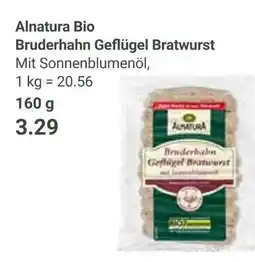 Globus Alnatura bruderhahn geflügel bratwurst Angebot