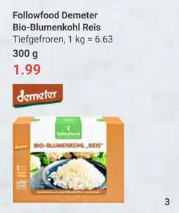 Globus Followfood bio-blumenkohl reis Angebot