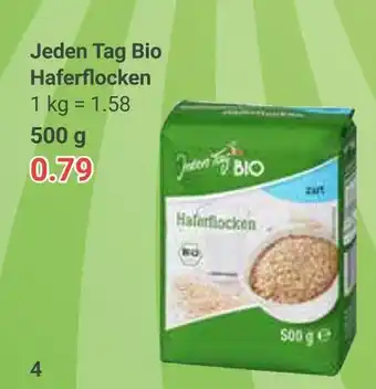 Globus Jeden tag bio haferflocken Angebot