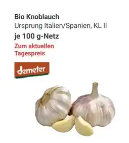 Globus Demeter bio knoblauch Angebot