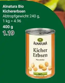 Globus Alnatura bio kichererbsen Angebot