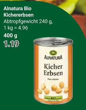 Globus Alnatura bio kichererbsen Angebot