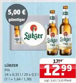 Getränke Quelle Lübzer pils Angebot