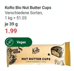 Globus Koro nut butter cups Angebot
