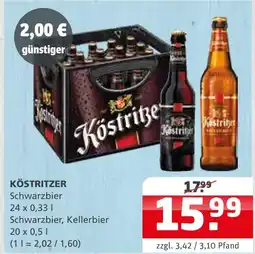 Getränke Quelle Köstritzer schwarzbier oder schwarzbier, kellerbier Angebot