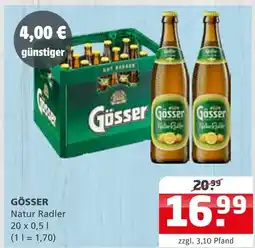 Getränke Quelle Gösser natur radler Angebot