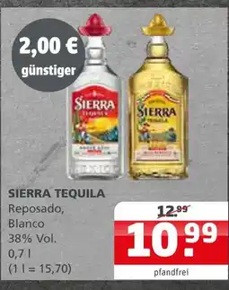 Getränke Quelle Sierra tequila reposado, blanco Angebot