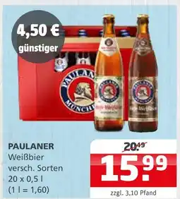 Getränke Quelle Paulaner weißbier Angebot