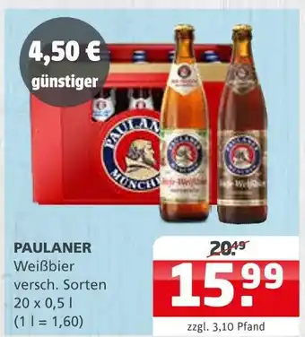 Getränke Quelle Paulaner weißbier Angebot