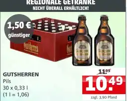 Getränke Quelle Gutsherren pils Angebot