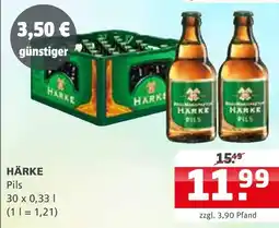 Getränke Quelle Härke pils Angebot