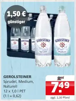 Getränke Quelle Gerolsteiner sprudel, medium, naturell Angebot