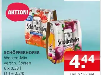 Getränke Quelle Schöfferhofer weizen-mix Angebot