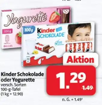 Markant Kinder kinder schokolade Angebot