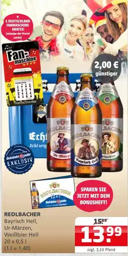 Getränke Quelle Redlbacher bayrisch hell, ur-märzen, weißbier hell Angebot
