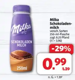 Markant Milka schokoladenmilch Angebot