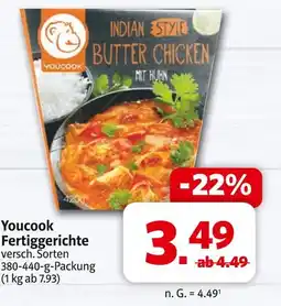 Markant Youcook fertiggerichte Angebot