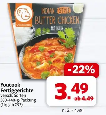 Markant Youcook fertiggerichte Angebot