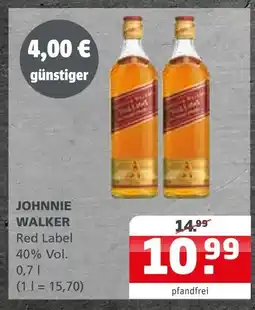 Getränke Quelle Johnnie walker red label Angebot