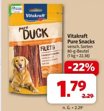 Markant Vitakraft pure snacks Angebot