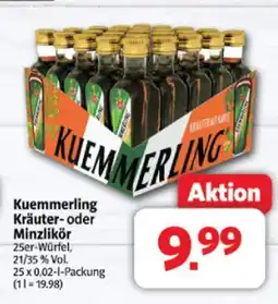 Markant Kuemmerling kräuter- oder minzlikör Angebot