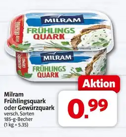 Markant Milram frühlingsquark oder gewürzquark Angebot
