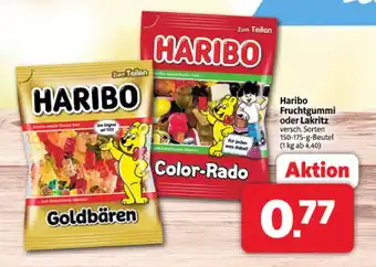 Markant Haribo fruchtgummi oder lakritz Angebot