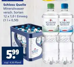 Getränkewelt Schloss quelle mineralwasser Angebot
