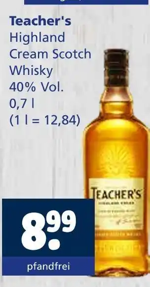 Getränkewelt Teacher's highland cream scotch whisky Angebot