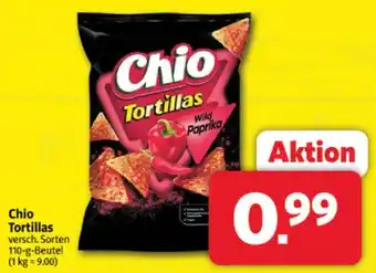 Markant Chio tortillas Angebot