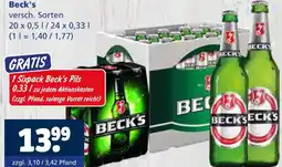 Getränkewelt Beck's Angebot