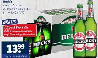 Getränkewelt Beck's Angebot