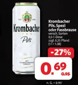 Markant Krombacher krombacher pils Angebot