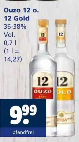 Getränkewelt Ouzo 12 o. 12 gold Angebot