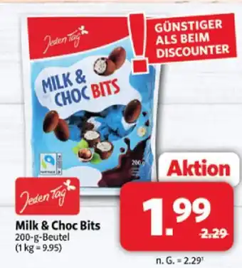 Markant Jeden tag milk & choc bits Angebot