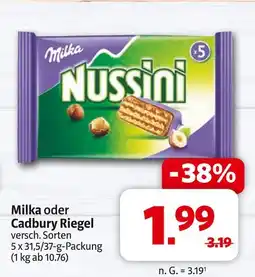 Markant Milka milka oder cadbury riegel Angebot
