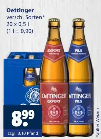 Getränkewelt Oettinger Angebot