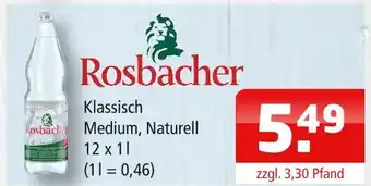 Getränke Oase Rosbacher klassisch medium, naturell Angebot