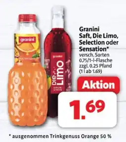 Markant Granini saft, die limo, selection oder sensation Angebot