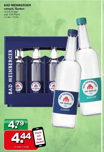 Getränkeparadies Gefromm Bad meinberger mineralwasser Angebot