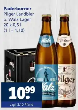 Getränkewelt Paderborner pilger landbier o. walz lager Angebot