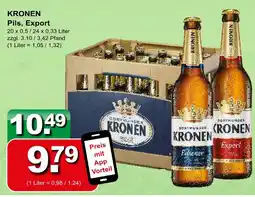 Getränkeparadies Gefromm Kronen pils, export Angebot