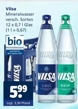 Getränkewelt Vilsa mineralwasser Angebot