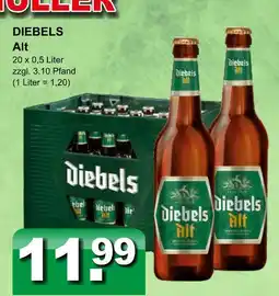 Getränkeparadies Gefromm Diebels alt Angebot