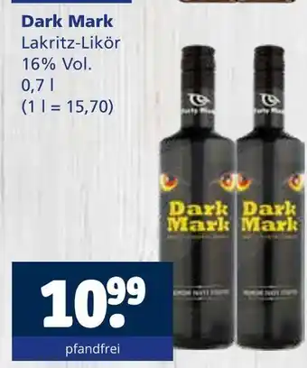 Getränkewelt Dark mark lakritz-likör Angebot