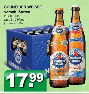 Getränkeparadies Gefromm Schneider weisse Angebot