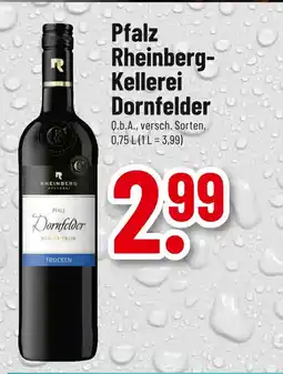 trinkgut Rheinberg-kellerei pfalz dornfelder Angebot