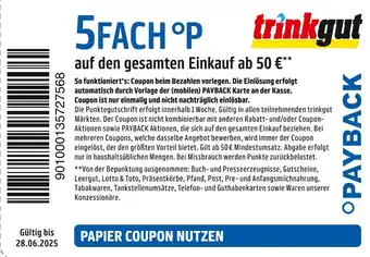 trinkgut Trinkgut 5fach °p Angebot