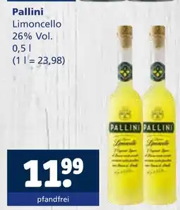 Getränkewelt Pallini limoncello Angebot